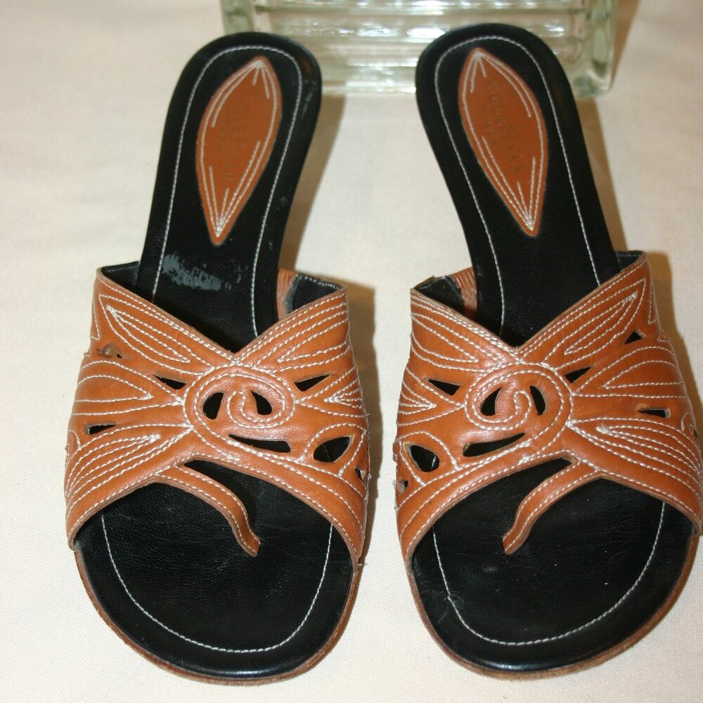 Cole Haan Tan Open Toe Sandal Size 7 1/2 B-190